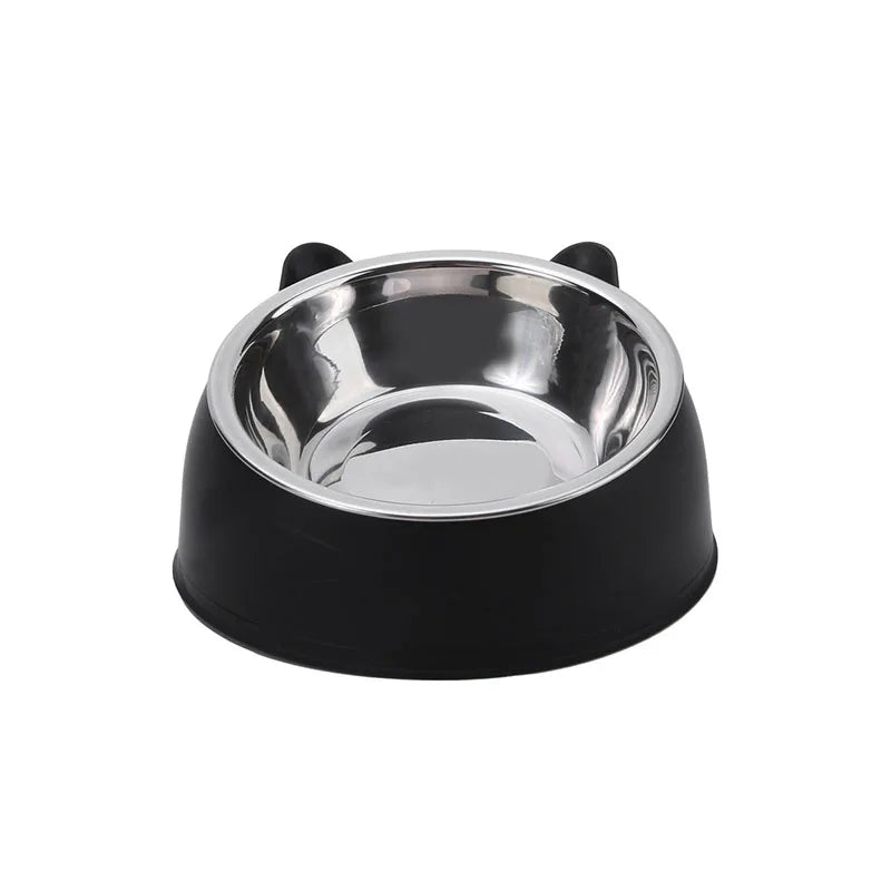 100ML Raised Tilted Cat Bowl – 15° Non-Slip Ergonomic Food & Water Feeder for Cats